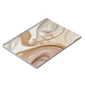 Carnet photo spirale en graphisme élégant (Côté gauche)