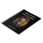 Carnet Photo Spirale Jésus Christ Lion De Juda (Côté gauche)