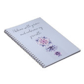 Carnet photo spirale Mandala en fleurs (Côté Droit)