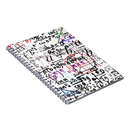 Carnet photo spirale mathématique modèle (Côté Droit)