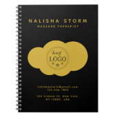 Carnet Photo Spirale personnalisée du massothérapeute (Devant)