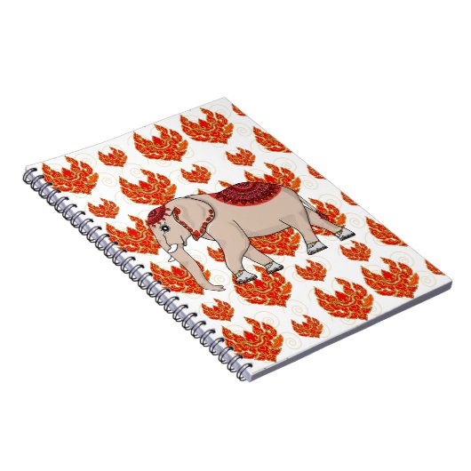 Carnet photo spirale style thaïlandais. (Côté Droit)