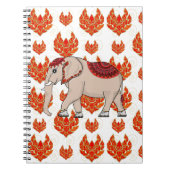 Carnet photo spirale style thaïlandais. (Devant)