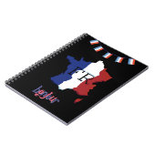 Carnet photo spirale - Thème français (Côté gauche)