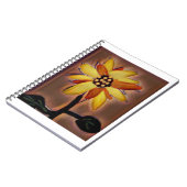 Carnet photo spirale tournesol (Côté gauche)