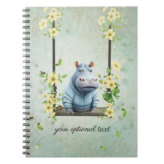 Carnet photo Swing Baby Hippo Spiral (Devant)