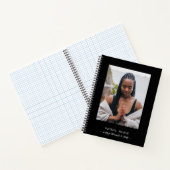 Carnet Photo verticale de Boho Moon Crystals Feathers Flo (Intérieur)