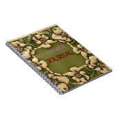 Carnet photo vintage floral spiral (Côté Droit)