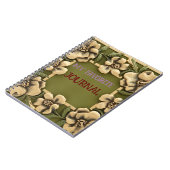 Carnet photo vintage floral spiral (Côté gauche)