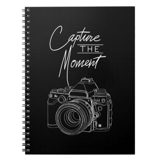 Carnet Photographe photographique Moment Capture (Devant)