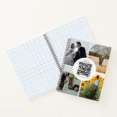 Carnet Photographe Photos QR Code Social Media Icons (Intérieur)