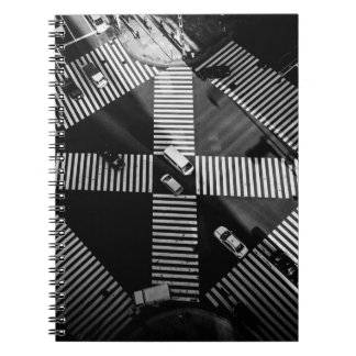 CARNET PHOTOGRAPHIE AÉRIENNE DES VÉHICULES DANS LES RUES 