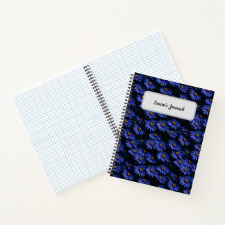 Carnet Photographie Blue Asters
