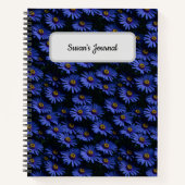 Carnet Photographie Blue Asters (Devant)