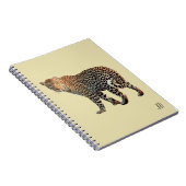 Carnet Photographie de chat sauvage léopard tacheté (Côté Droit)