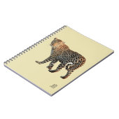 Carnet Photographie de chat sauvage léopard tacheté (Côté gauche)