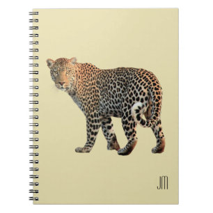 Carnet Photographie de chat sauvage léopard tacheté