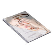 Carnet Photographie de typographie moderne Invité commémo (Côté Droit)