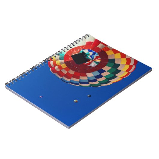 Carnet Photographie en angle bas de ballons (Côté gauche)