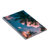 Carnet Photographie en angle bas des palmiers (Côté Droit)