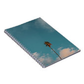 Carnet Photographie en angle bas du palmier sous ciel ble (Côté Droit)