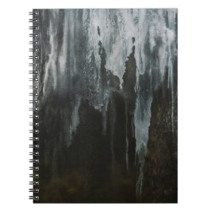 Carnet Photographie macro de la formation de glace