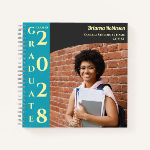 Carnet Photographie Marron Charbon de la Promotion Modern