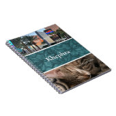 Carnet Photos Batik Bleu Mer, Bordure, Nom (Côté Droit)