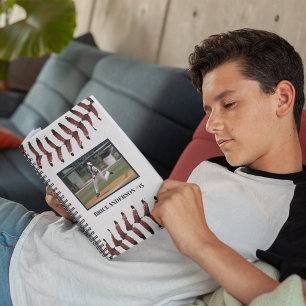 Carnet Photos de baseball blanc propre HORIZONTAL