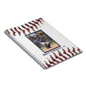 Carnet Photos de baseball blanc propre VERTICAL (Côté Droit)
