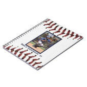 Carnet Photos de baseball blanc propre VERTICAL (Côté gauche)