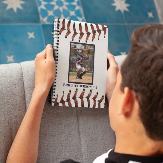 Carnet Photos de baseball blanc propre VERTICAL