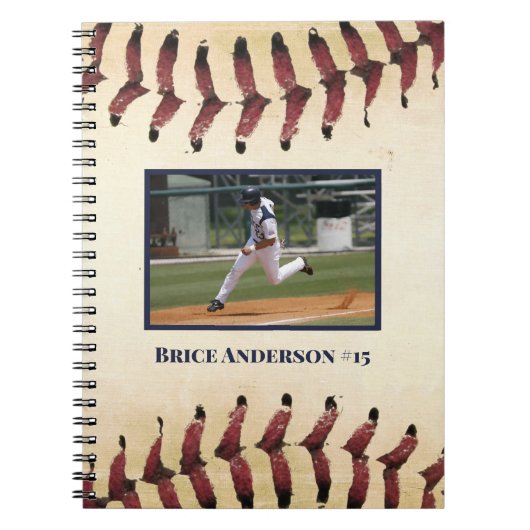 Carnet Photos de baseball Rustic Memory Scrapbook (Devant)