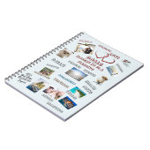 Carnet Photos de collage de tableau de vision d'objectifs (Côté gauche)