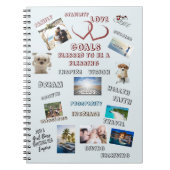 Carnet Photos de collage de tableau de vision d'objectifs (Devant)