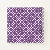 Carnet Photos de famille de Chevrons modernes et tendance (Dos)