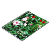 Carnet Photos de tulipes rouges et roses (Côté gauche)