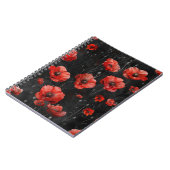 Carnet Photos rouges en noir (Côté gauche)