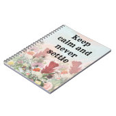 Carnet Phrase d'inspiration et d'amour de soi (Côté gauche)