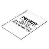 Carnet Physicien - Parce que les mathématiciens ont aussi (Côté gauche)