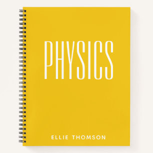 Carnet Physique personnalisée Papier graphique Simple Ja