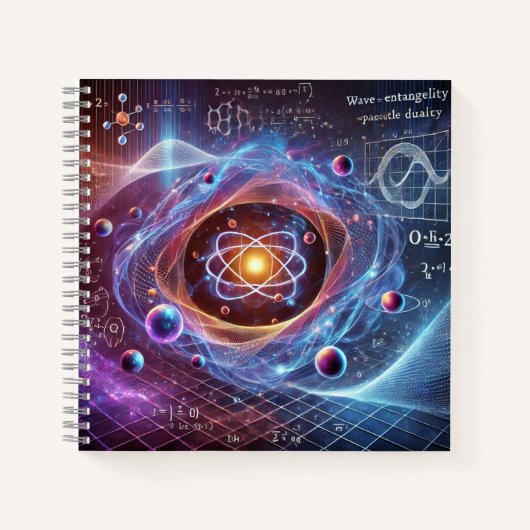 Carnet Physique Quantique & Énergie Atomique (Devant)