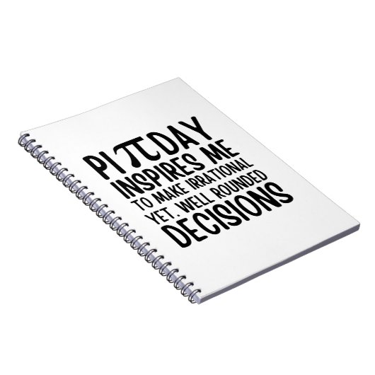 Carnet Pi Day Funny (Côté Droit)