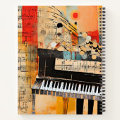 Carnet Piano Montage Abstrait (Dos)