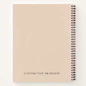 Carnet Piano Pratique Musique Enseignant Rose rose (Dos)