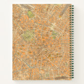 Carnet Pianta di Milano - Carte de Milan, Italie (Dos)