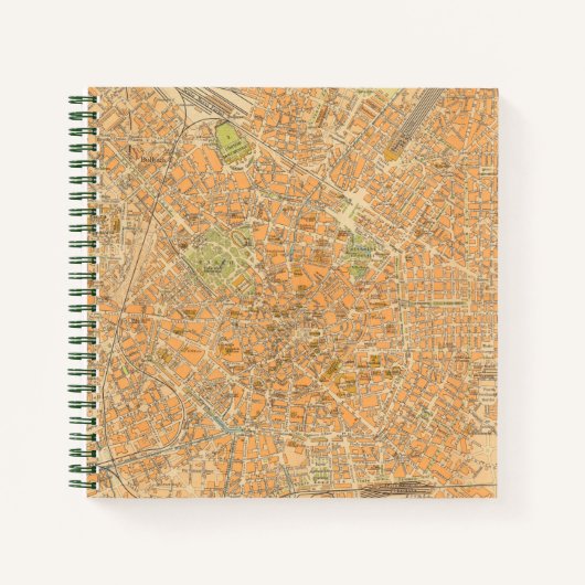 Carnet Pianta di Milano - Carte de Milan, Italie (Devant)