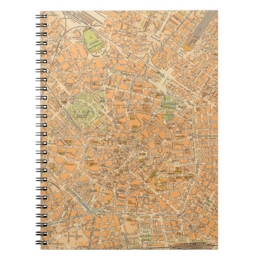 Carnet Pianta di Milano - Carte de Milan, Italie (Devant)