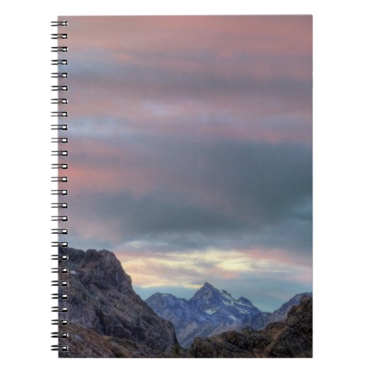 Carnet Pic Argonaut, coucher de soleil (Devant)