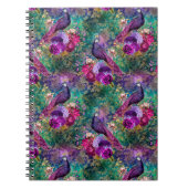 Carnet Pic rose pourpre Floral (Devant)